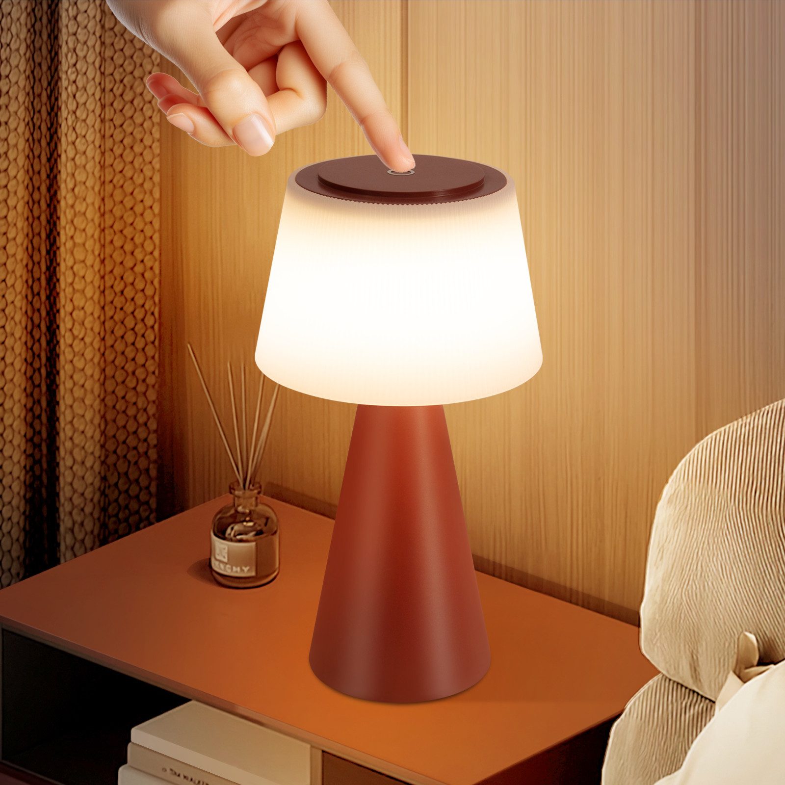 NETTLIFE Paristokäyttöinen pöytävalaisin LED - yövalo - 3600mh A