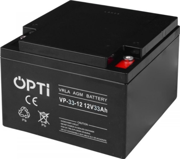 Opti AGM akku 12V 33Ah OPTI