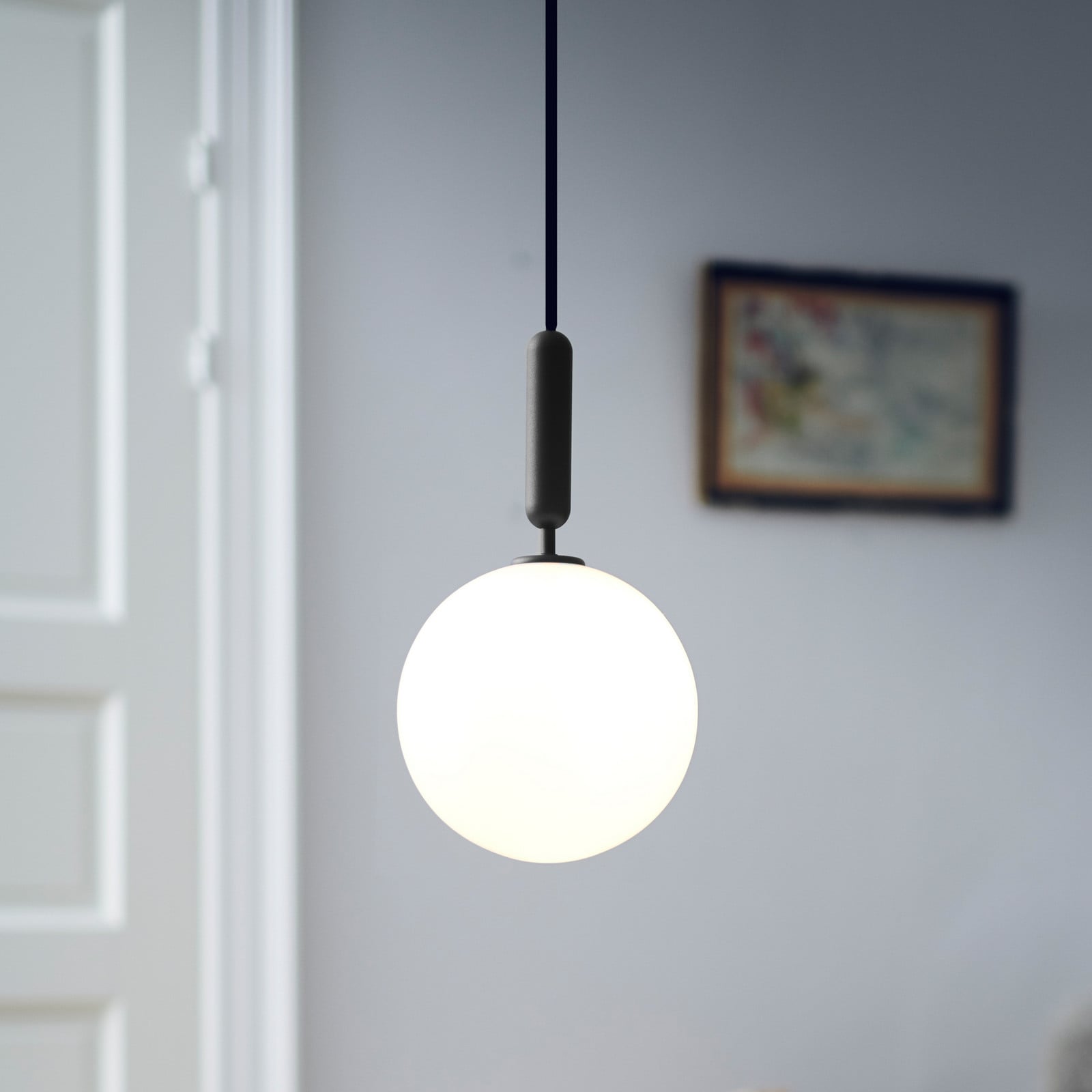 Miira 1 Riippuvalaisin Large Rock Grey/Opal White - Nuura Miira 1 Large Nuura Aps - Olohuone - Design -