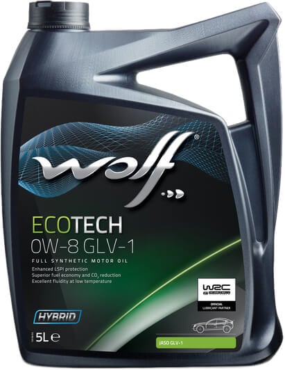 Moottoriöljy ECOTECH 0W-8 GLV-1