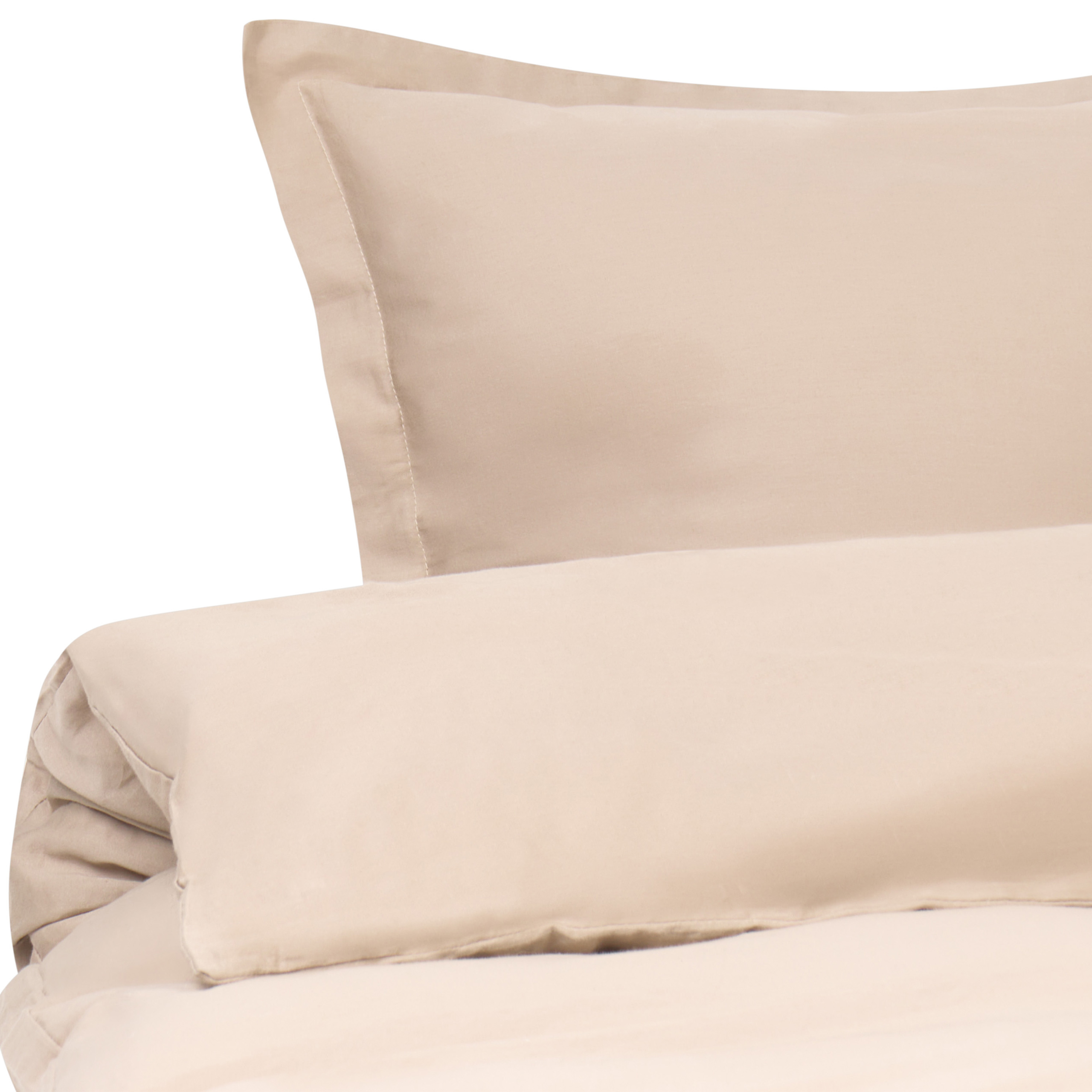 PARKROSE Puuvillasatiini Beige