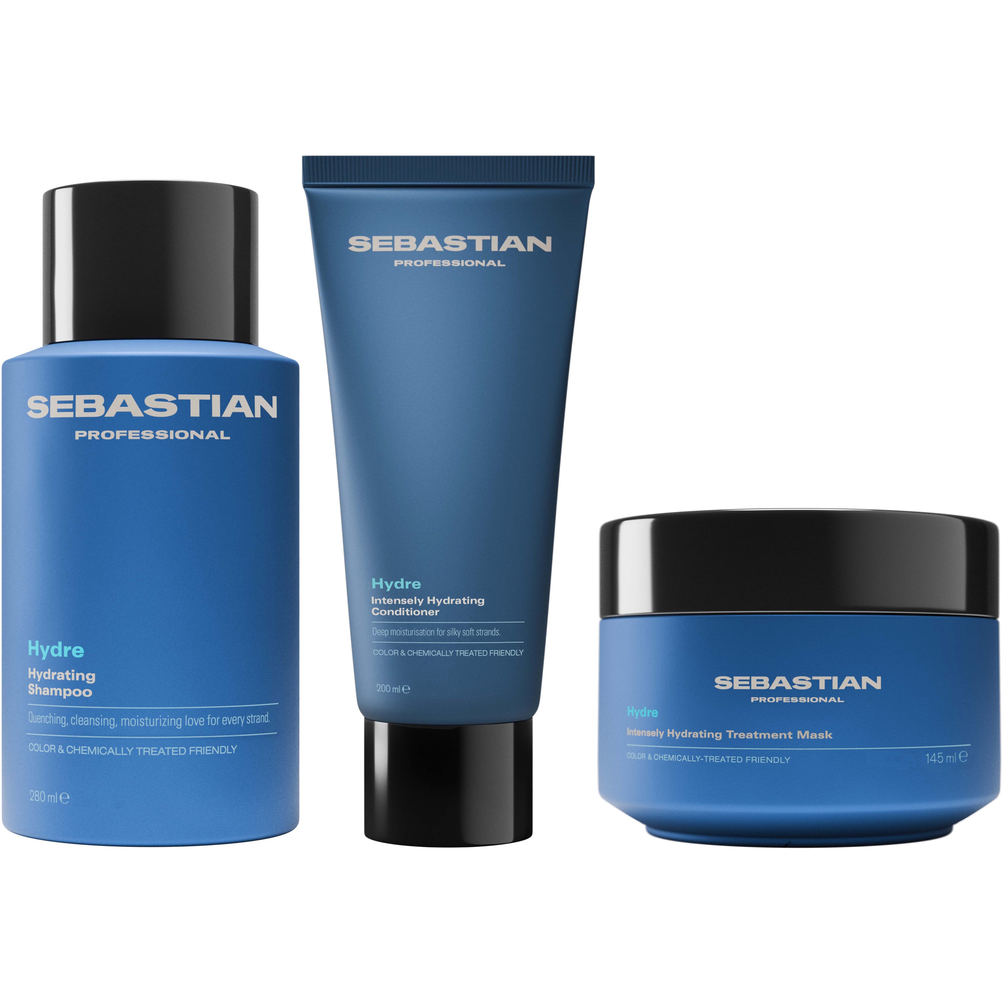 Sebastian Professional Hydre Bundle Highly Hydrating Shampoo 280 ml & Conditioner 200 ml & mask 145 ml