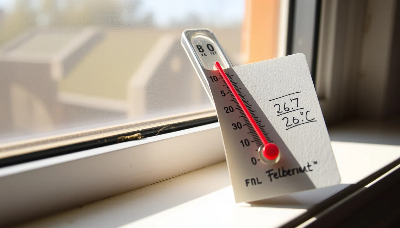 80 Fahrenheit Celsius-asteina – tarkka muunnos